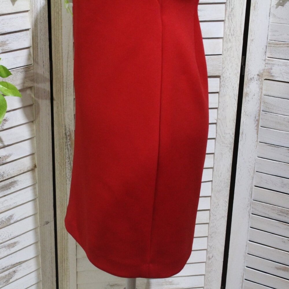 Calvin Klein sleeveless sheath dress with flowers velvet applique flowers (174) - Picture 14 of 16